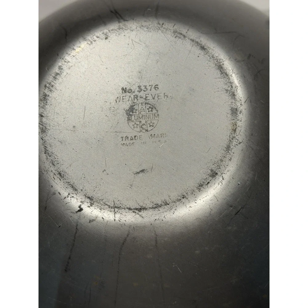 Vintage Wear-Ever No. 3376 Aluminum Mixing Bowl 11